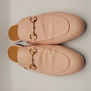 Gucci pink loafers